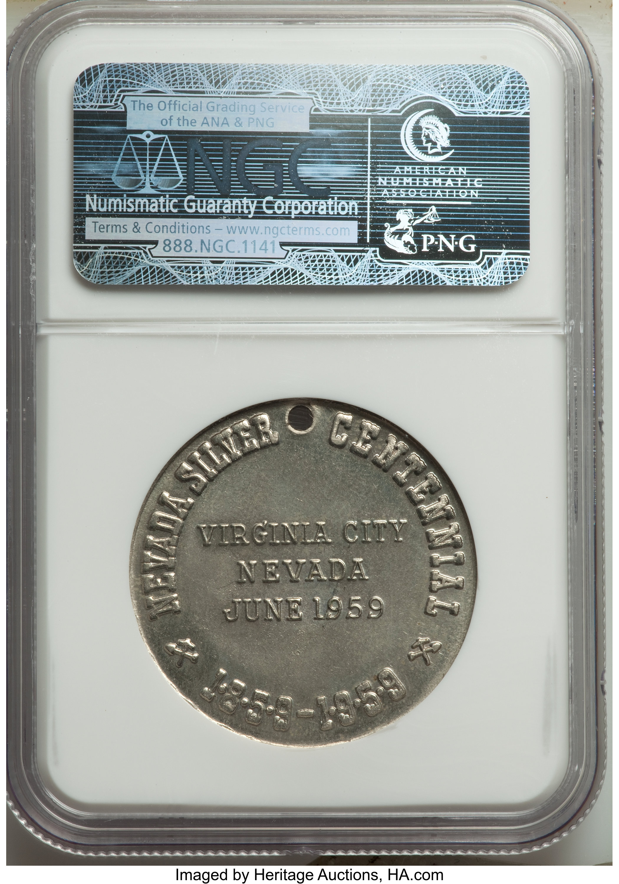 image for: 1959 Nevada Silver Centennial, HK-552, MS64 NGC....