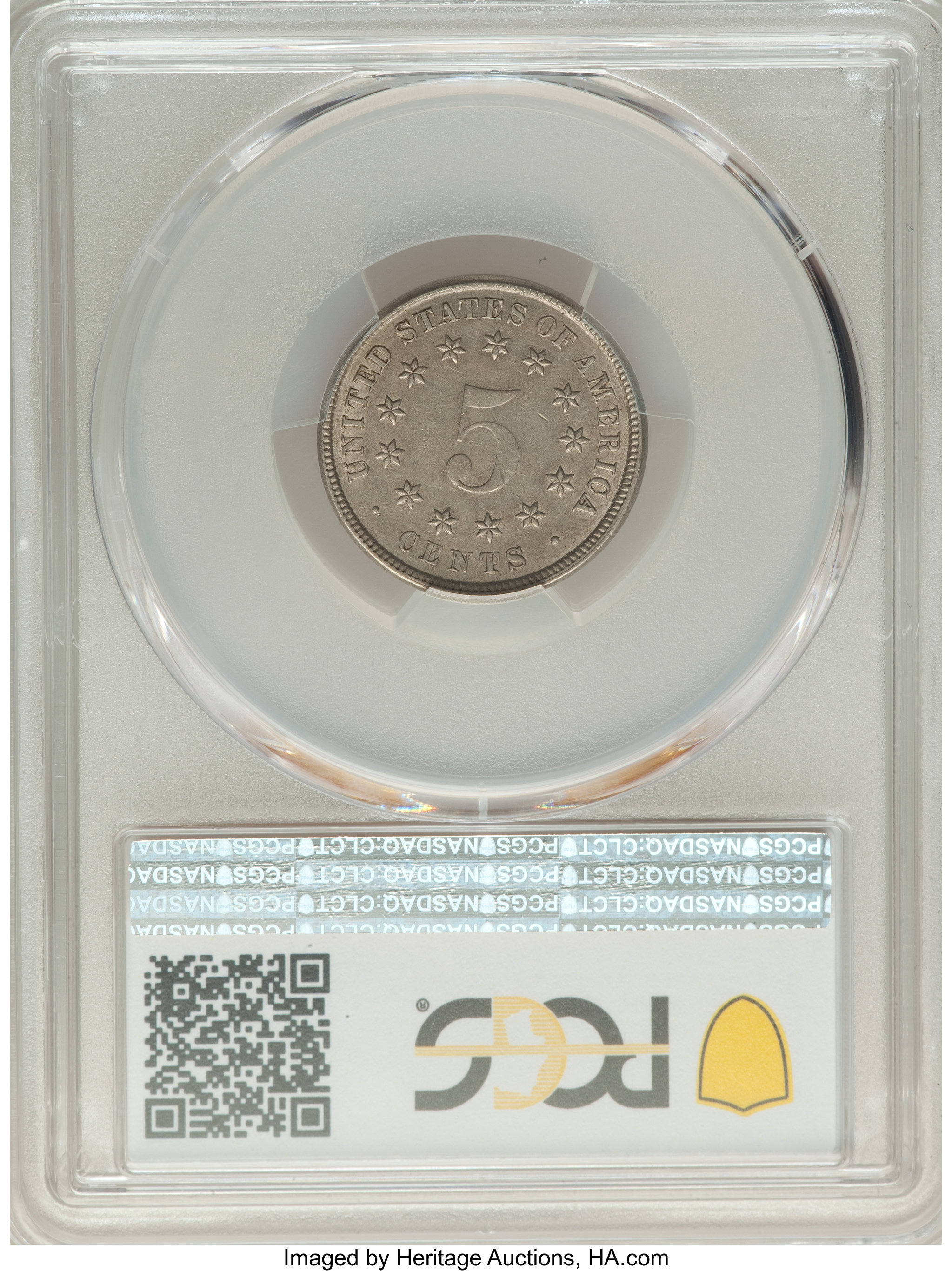 1882 5c AU53 thumbnail 4