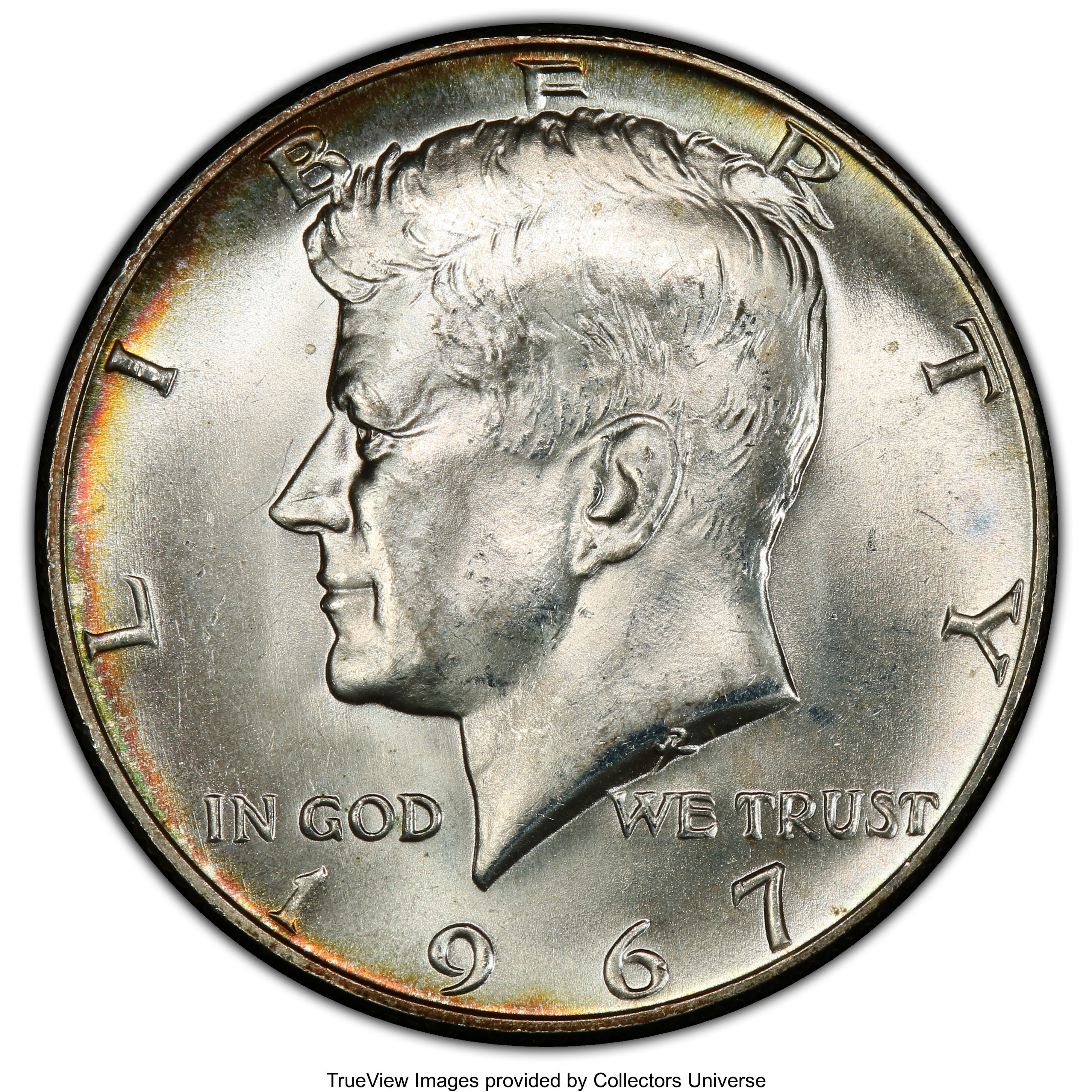 image for: 1967 50C MS66 PCGS. PCGS Population: (309/29 and 13/3+). NGC Census: (251/12 and 1/1+). CDN: $140 Whsle. Bid for NGC/PCGS M...