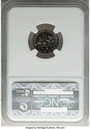 image for: 1966 10C SMS MS69 NGC. NGC Census: (0/0). PCGS Population: (4/0). Mintage 2,260,000. ...
