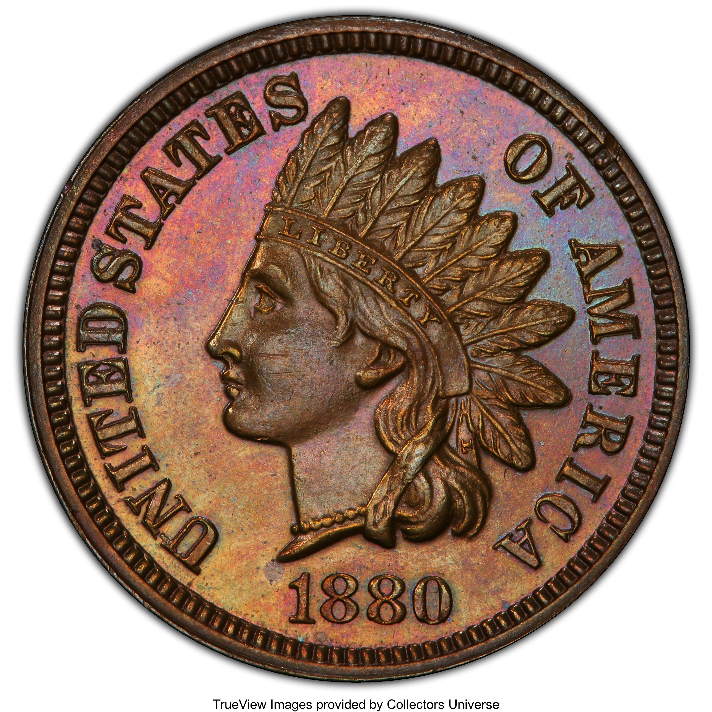 image for: 1880 1C PR64 Brown PCGS. PCGS Population: (44/50). NGC Census: (35/35). CDN: $225 Whsle. Bid for NGC/PCGS PR64. Mintage 3,9...