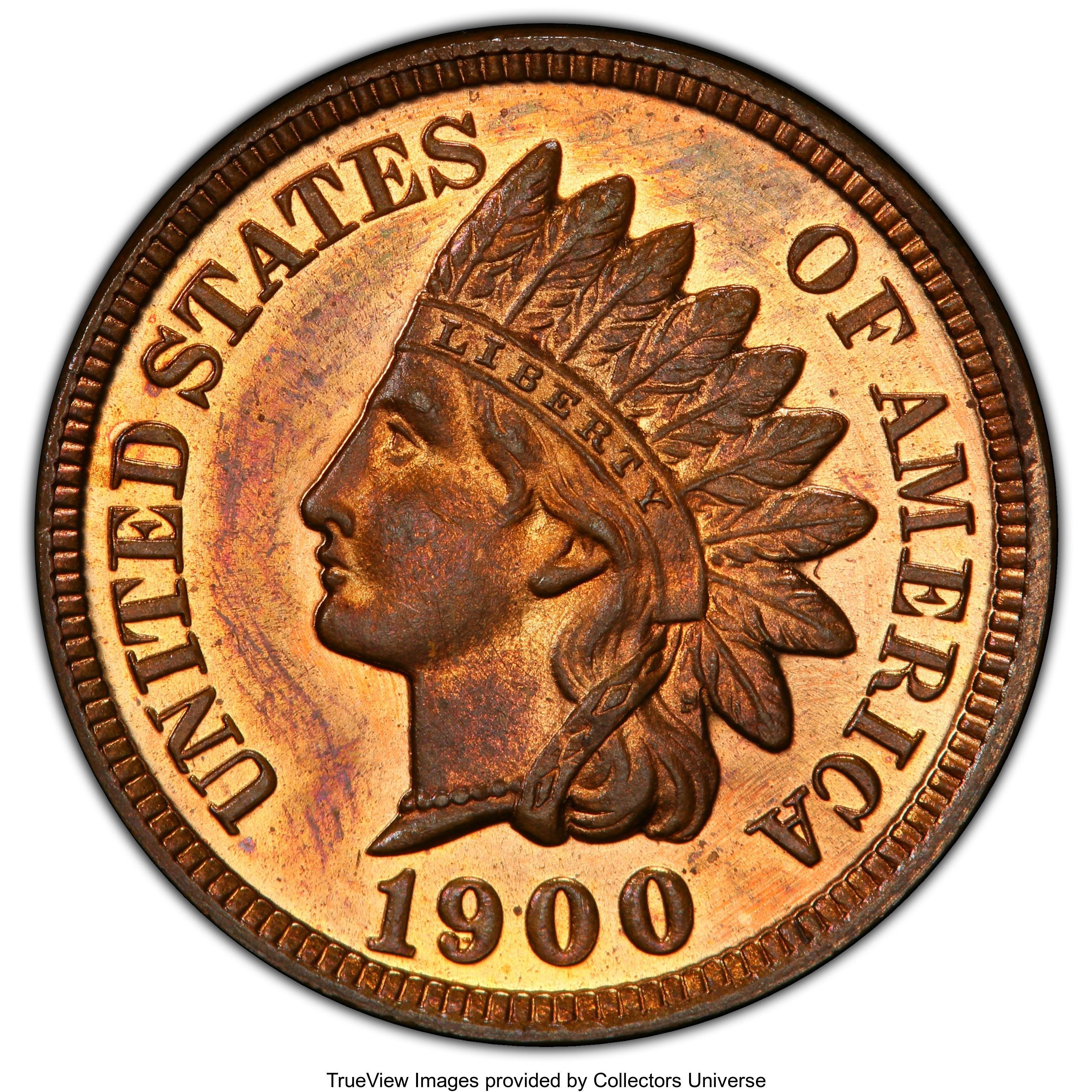 image for: 1900 1C PR65 Red and Brown PCGS. PCGS Population: (69/37). NGC Census: (48/29). CDN: $440 Whsle. Bid for NGC/PCGS PR65. Min...