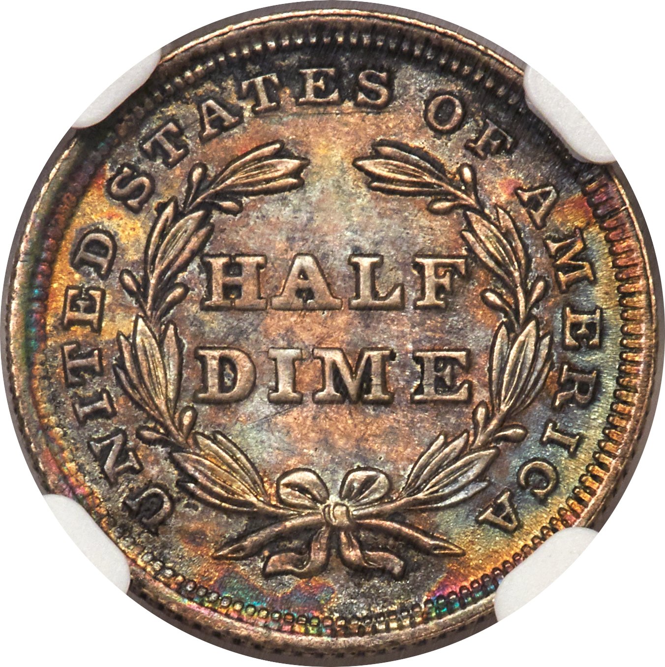 image for: 1838 H10C Small Stars, No Drapery, MS66 NGC. A beautifully preserved No Drapery type coins with the Small Stars obverse. Ri...