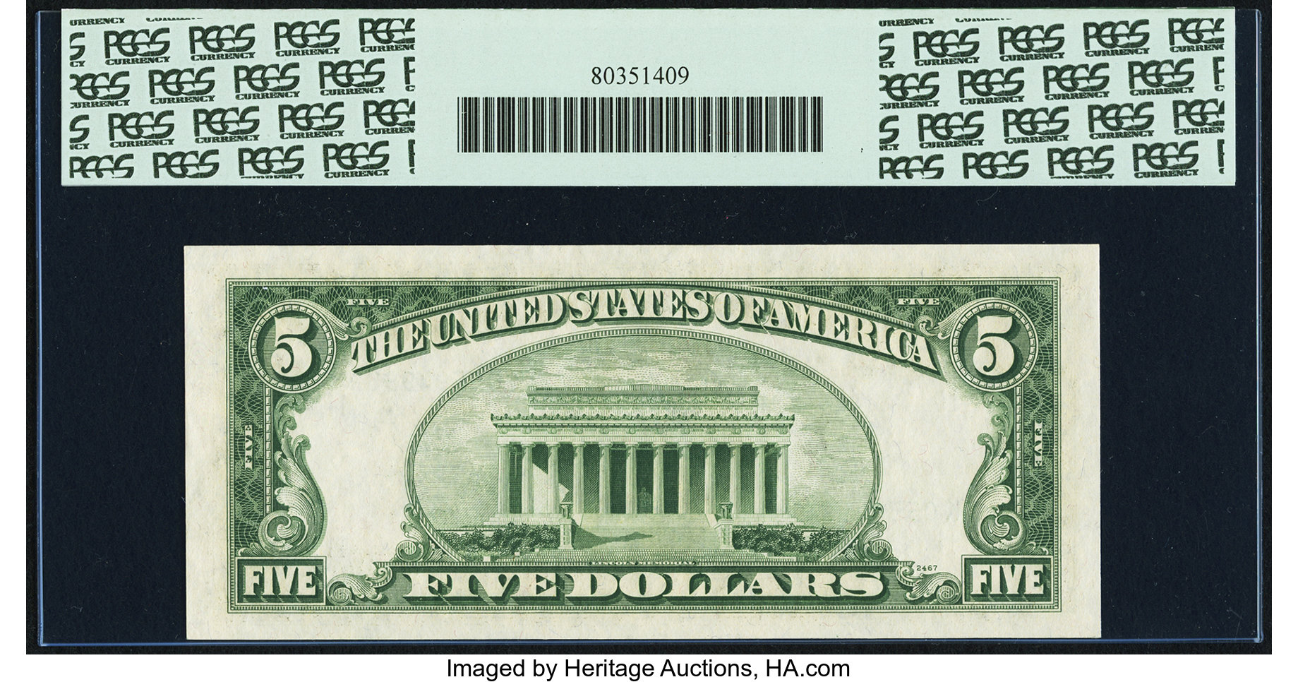 image for: Fr. 1965-K* $5 1950D Federal Reserve Star Note. PCGS Superb Gem New 67PPQ....