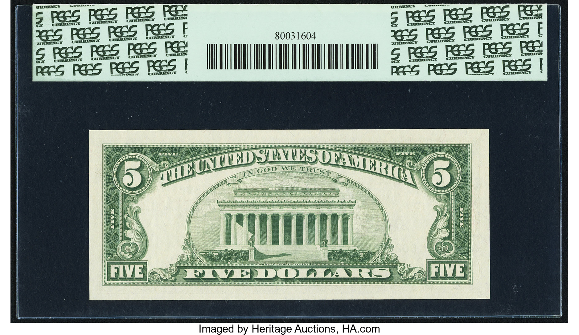 image for: Fr. 1969-L* $5 1969 Federal Reserve Star Note. PCGS Superb Gem New 68PPQ....