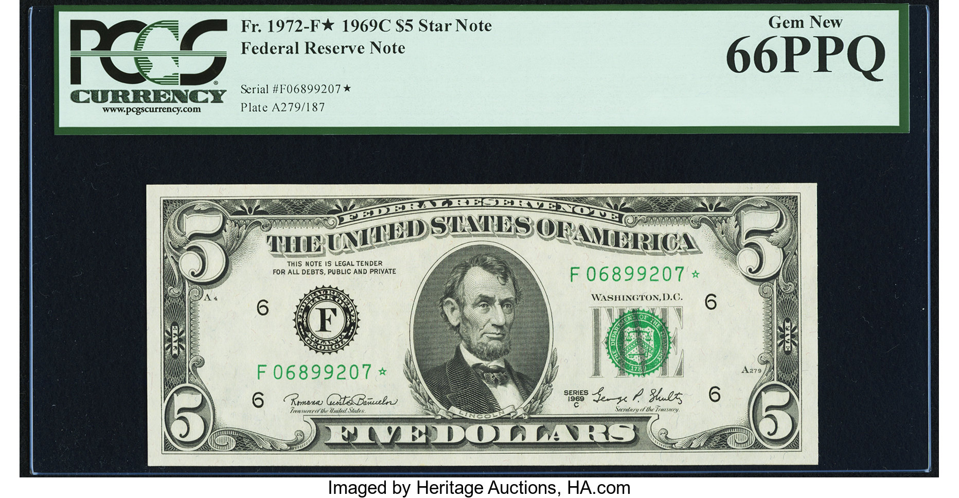 1969C $5 Replacement (Fr. 1972F*)