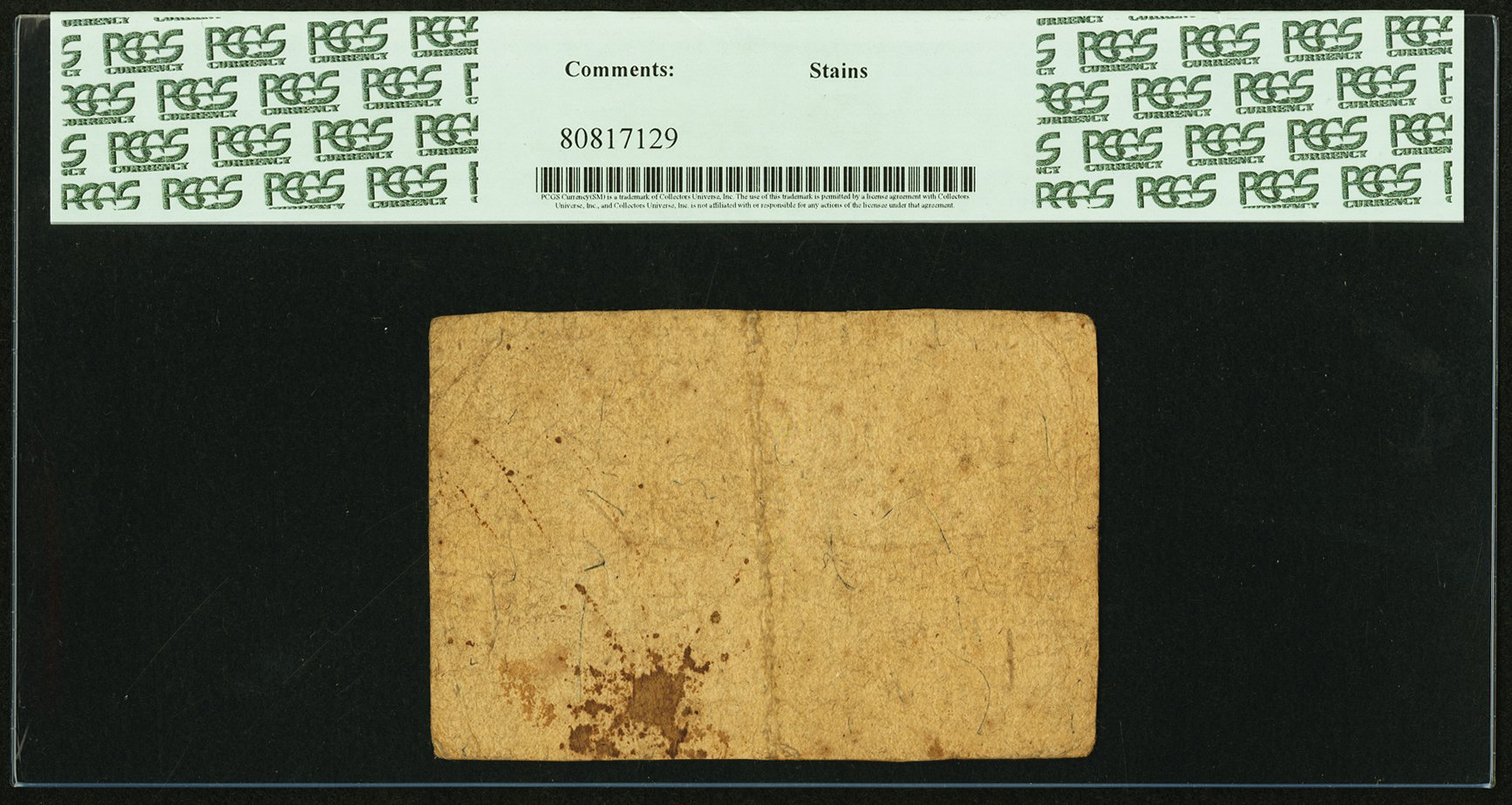 image for: Virginia May 6, 1776 $5 PCGS Very Fine 30....