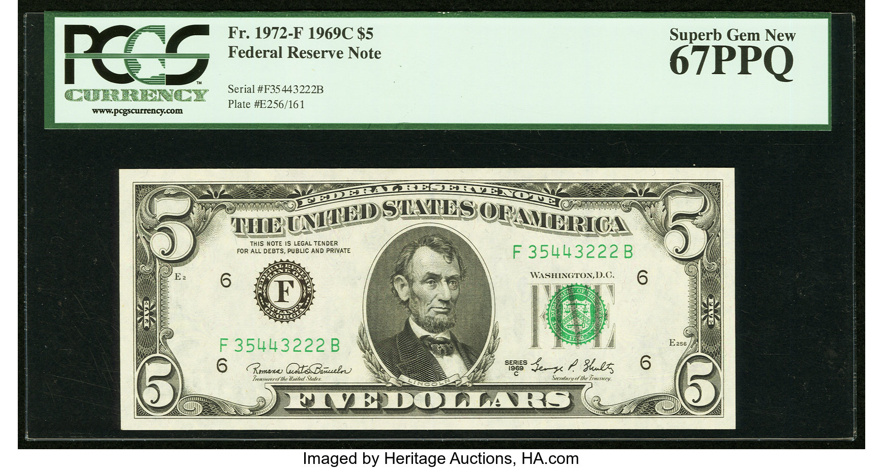 1969C $5 (Fr. 1972F)