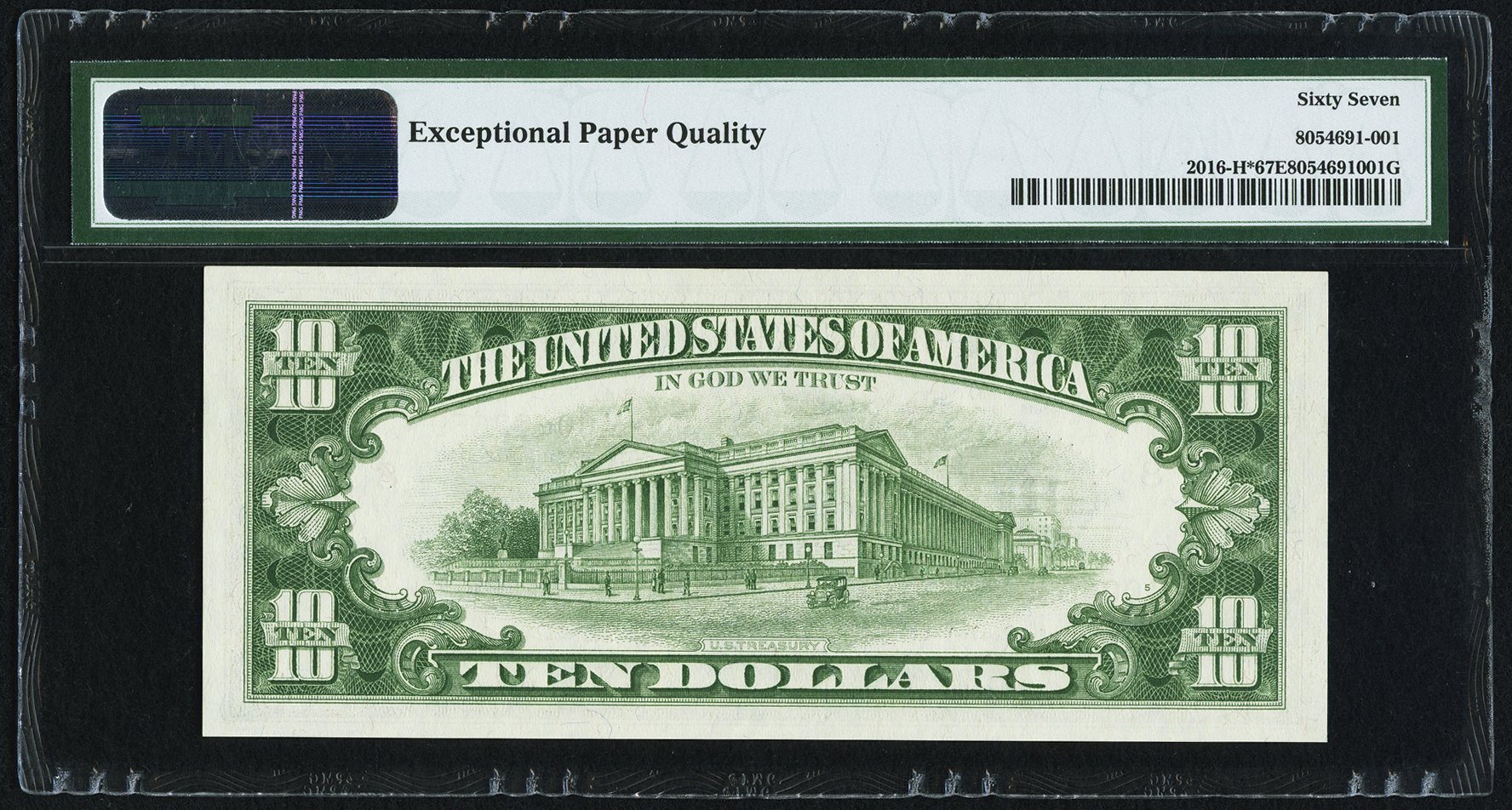 image for: Fr. 2016-H* $10 1963 Federal Reserve Star Note. PMG Superb Gem Unc 67 EPQ....