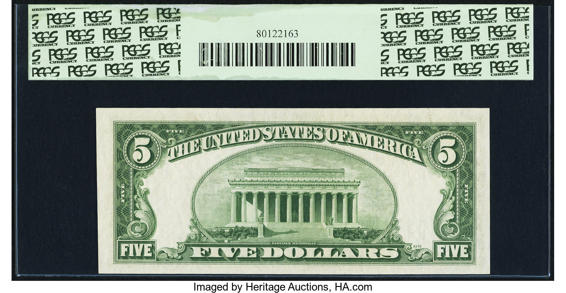 image for: Fr. 1963-J* $5 1950B Federal Reserve Star Note. PCGS Very Choice New 64PPQ....