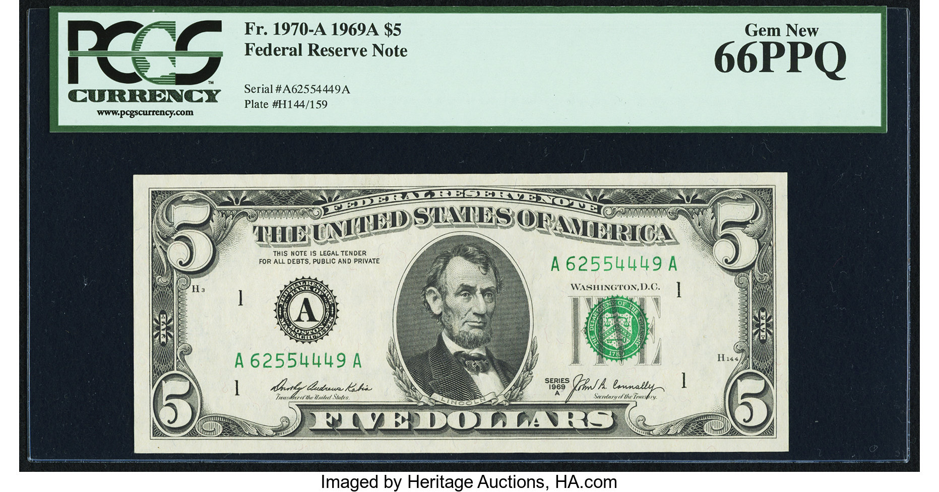 1969A $5 (Fr. 1970A)