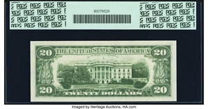 image for: Fr. 2070-D $20 1969C Federal Reserve Note. PCGS Superb Gem New 68PPQ....