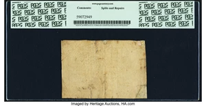 image for: Virginia October 5, 1778 $5 PCGS Very Fine 30....