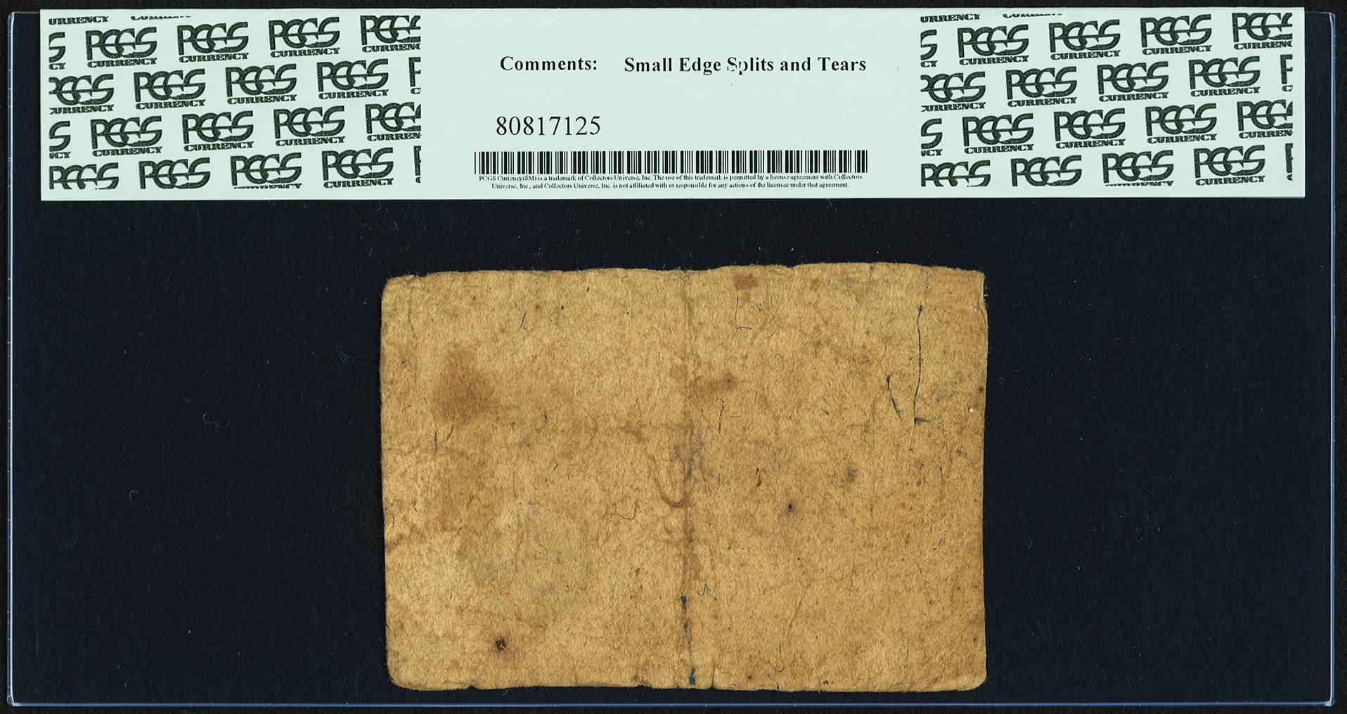 image for: Virginia October 7, 1776 $8 PCGS Fine 15....