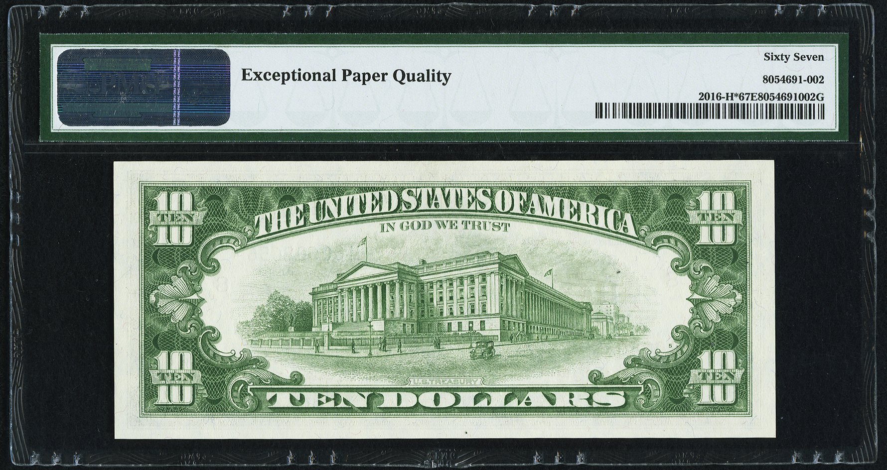 image for: Fr. 2016-H* $10 1963 Federal Reserve Star Note. PMG Superb Gem Unc 67 EPQ....