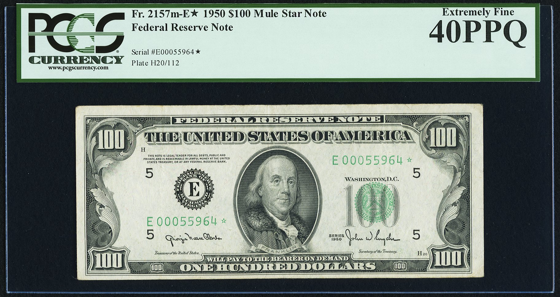 1950 $100 Replacement, Richmond (Fr. 2157E*)