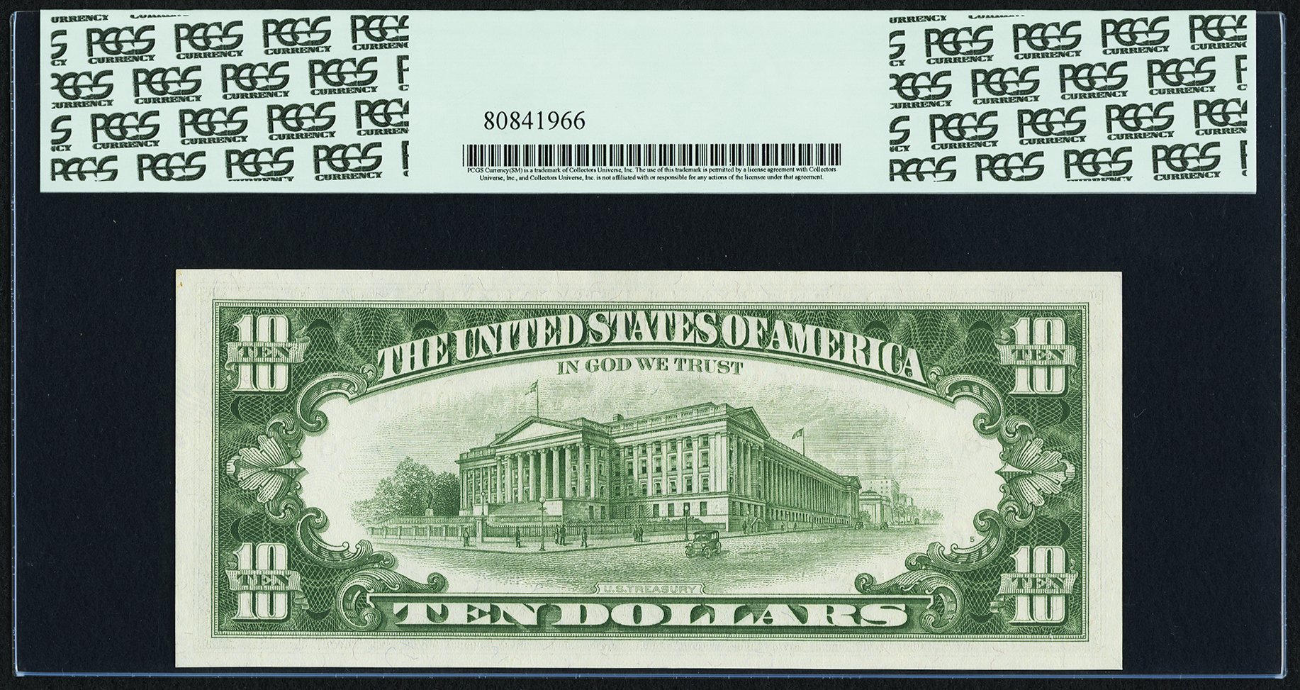 image for: Fr. 2016-H* $10 1963 Federal Reserve Star Note. PCGS Gem New 66PPQ....