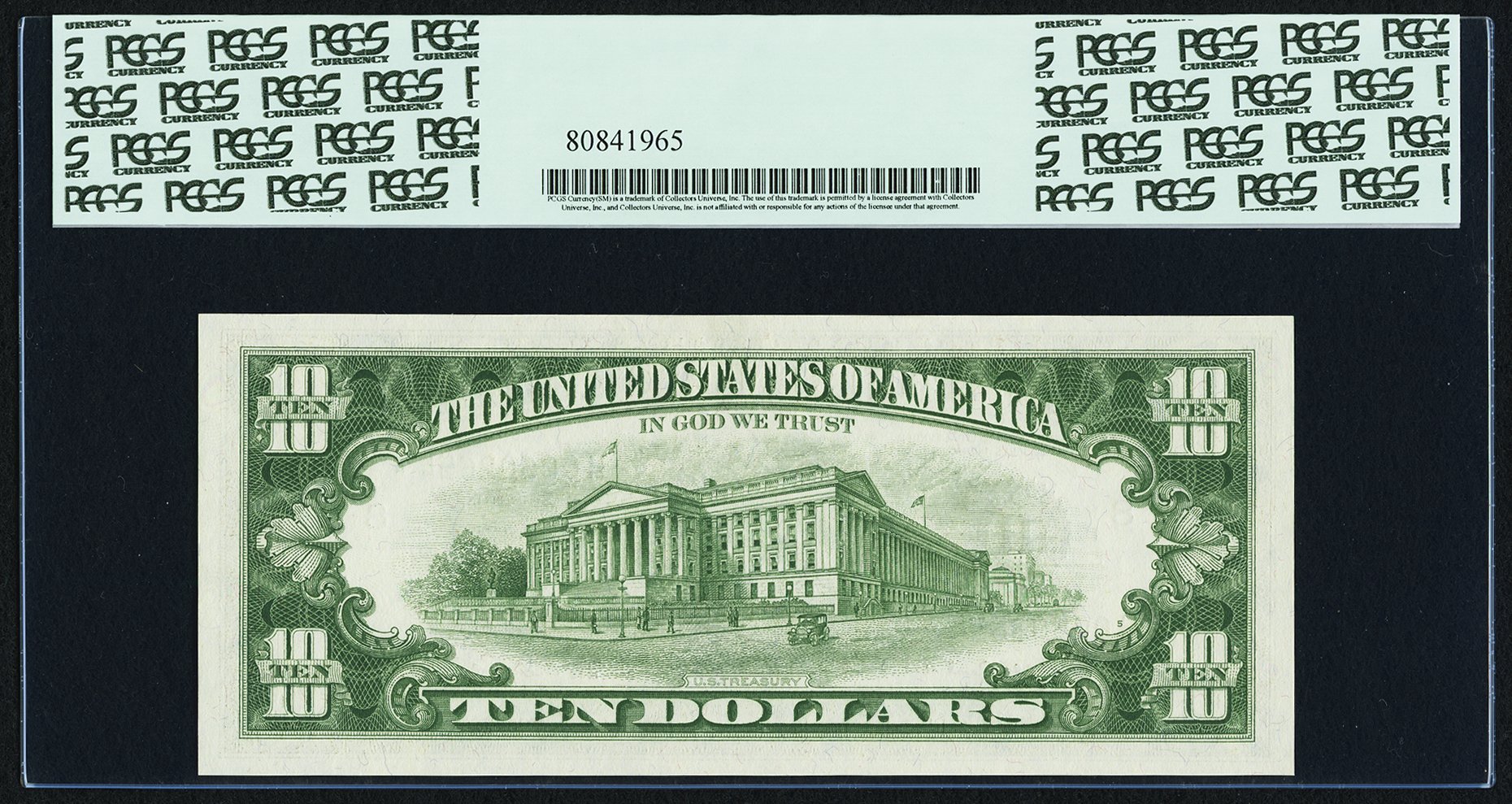 image for: Fr. 2016-H* $10 1963 Federal Reserve Note. PCGS Gem New 66PPQ....