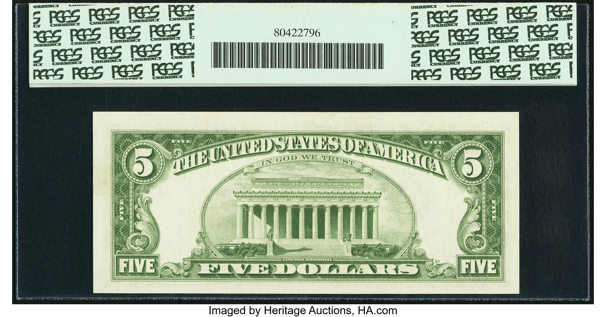 image for: Fr. 1968-C* $5 1963A Federal Reserve Star Note. PCGS Choice New 63PPQ....