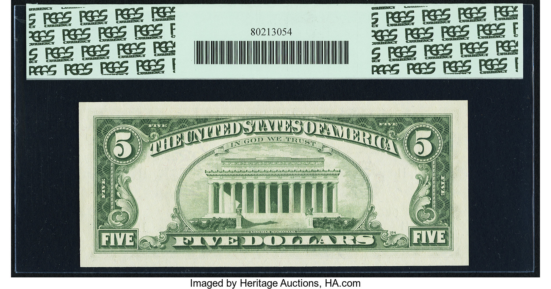 image for: Fr. 1972-K* $5 1969C Federal Reserve Star Note. PCGS Superb Gem New 68PPQ....
