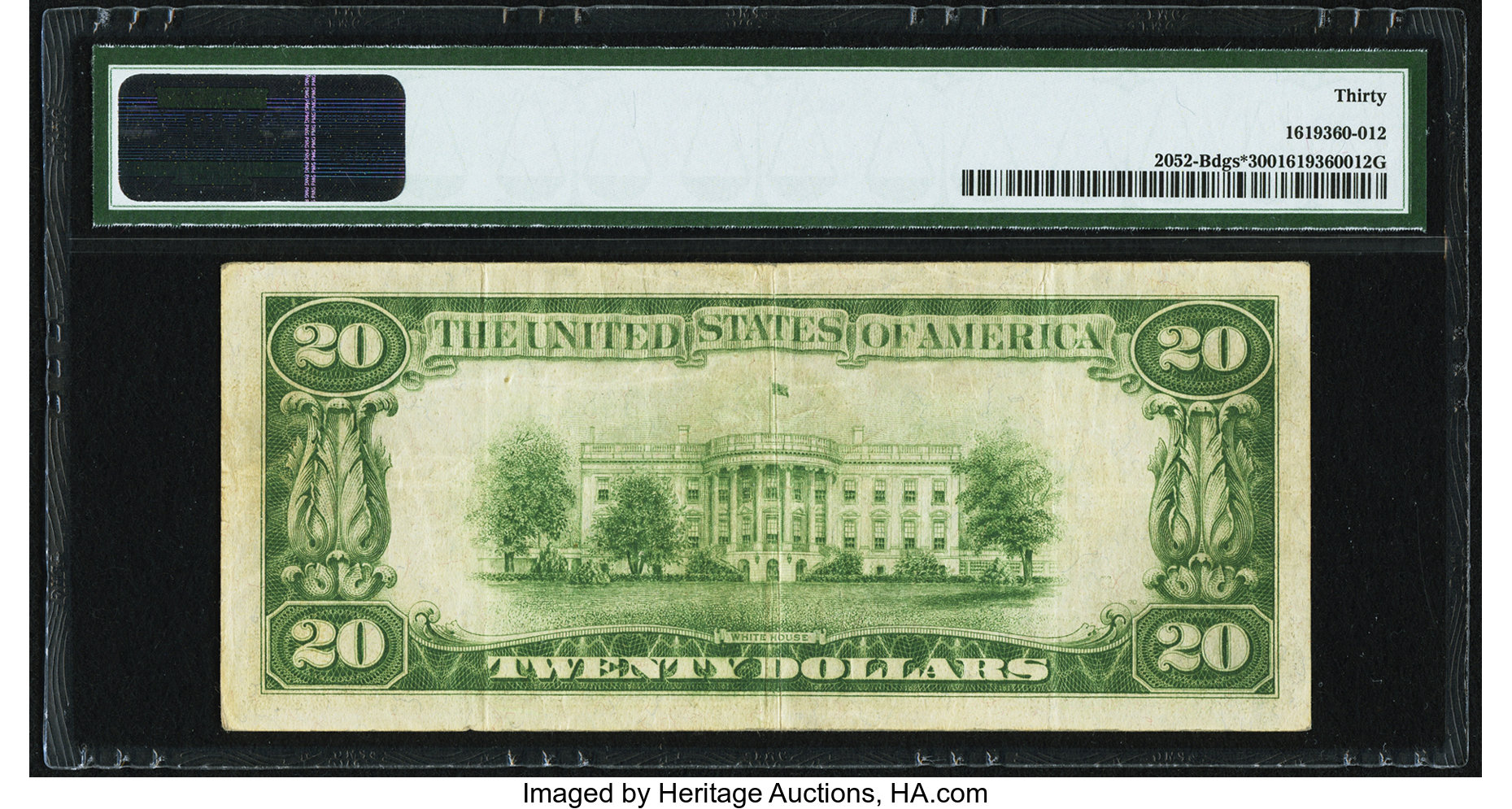 image for: Fr. 2052-B* $20 1928B Dark Green Seal Federal Reserve Star Note. PMG Very Fine 30....