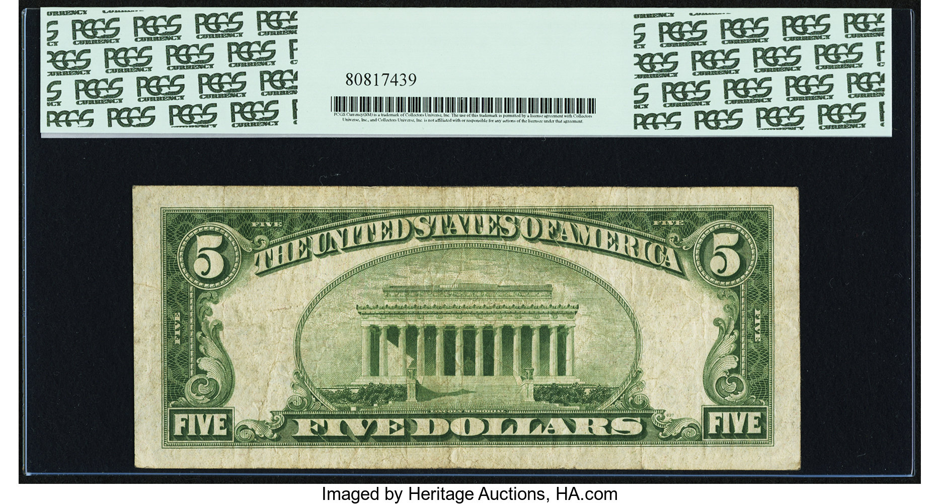1934C $5  (Fr. 1653) VG8 thumbnail 2