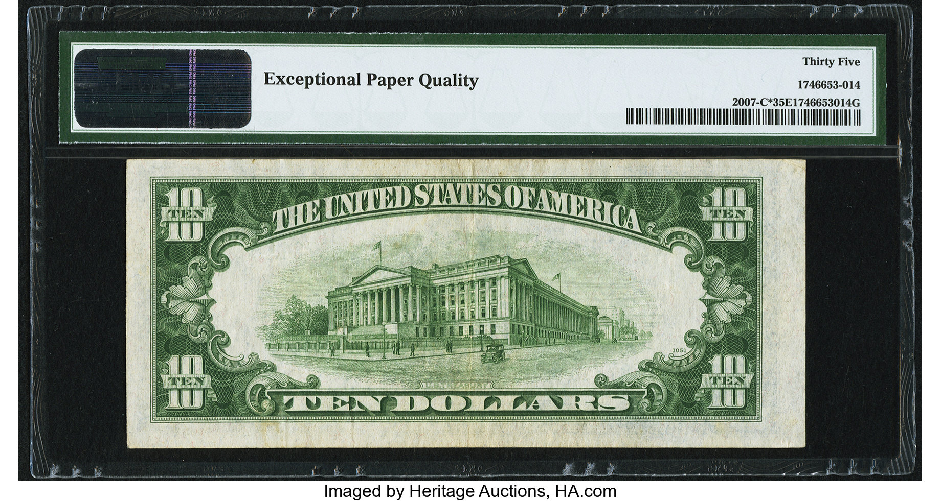 image for: Fr. 2007-C* $10 1934B Federal Reserve Star Note. PMG Choice Very Fine 35 EPQ....