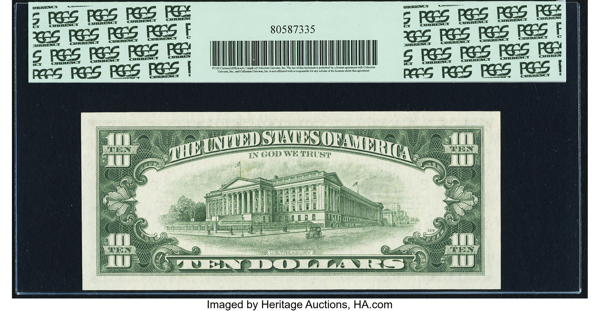 image for: Fr. 2019-B* $10 1969A Federal Reserve Star Note. PCGS Gem New 66PPQ....