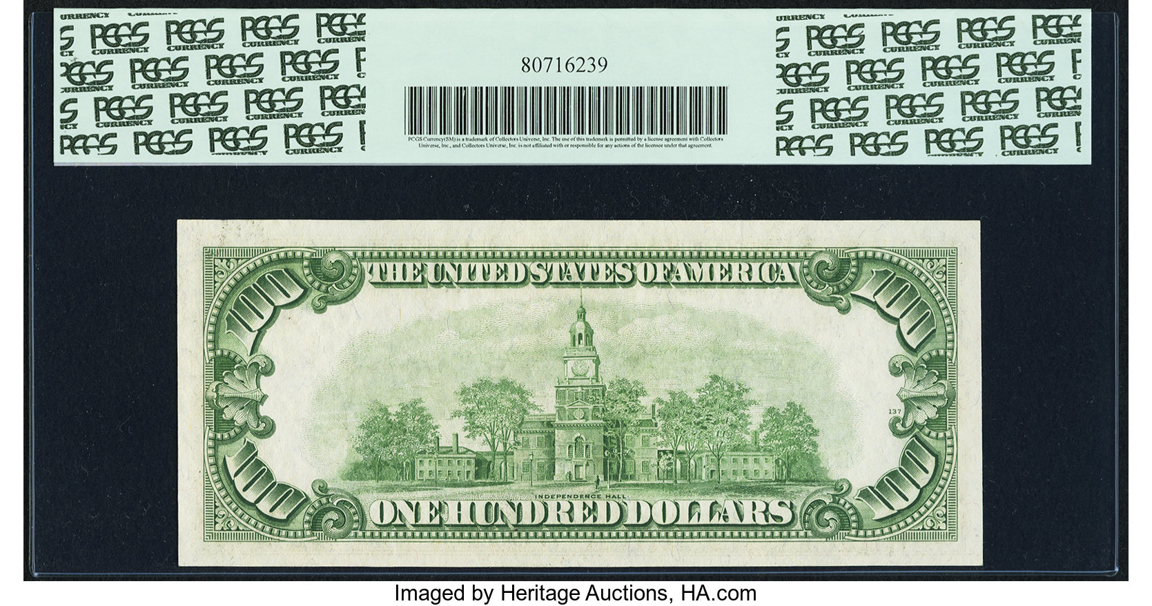 image for: Fr. 2159-B* $100 1950B Federal Reserve Star Note. PCGS Very Choice New 64PPQ....