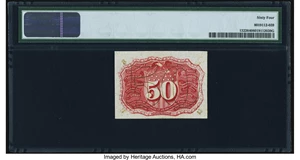 image for: Fr. 1322 50¢ Second Issue PMG Choice Uncirculated 64....
