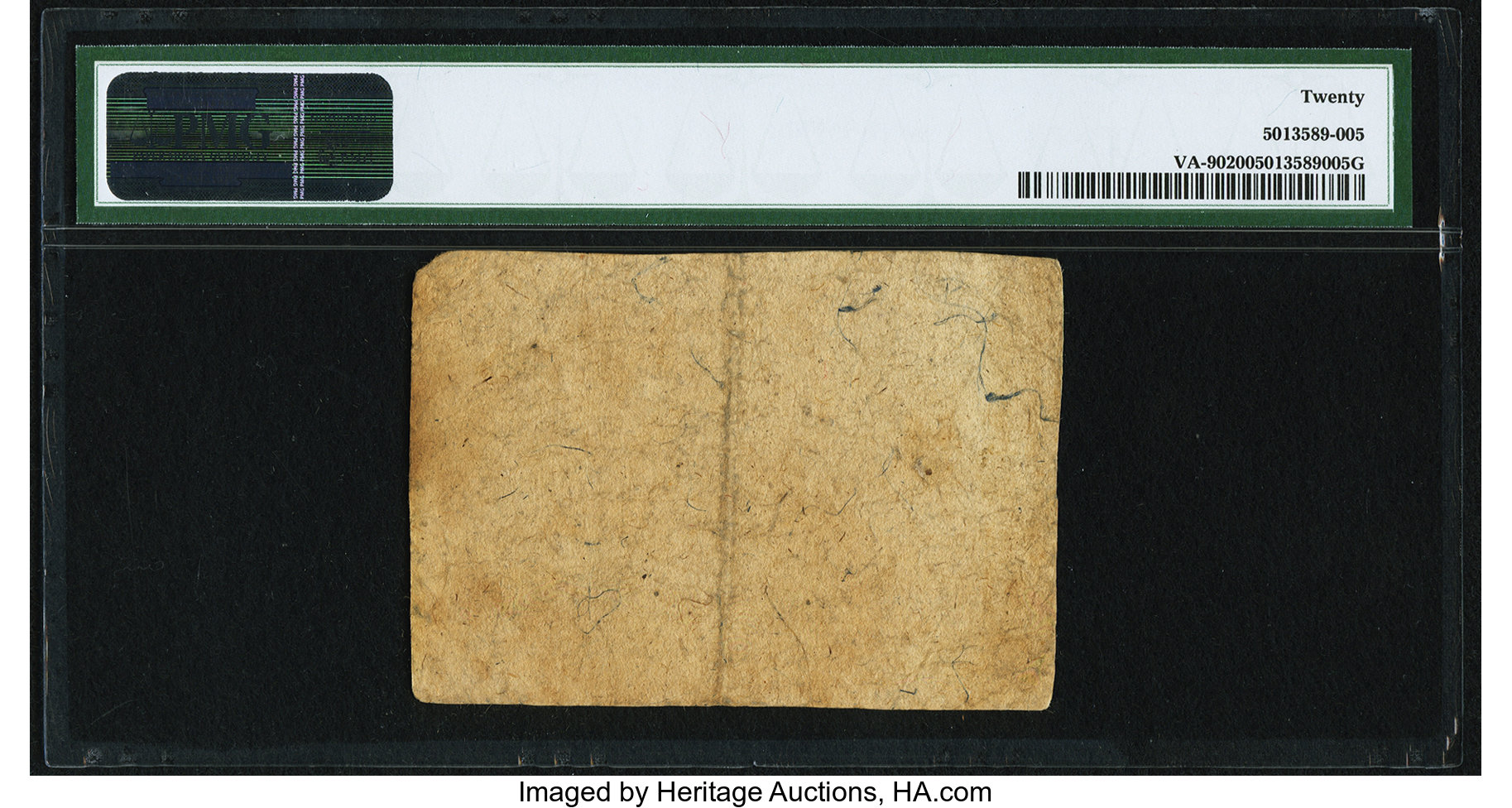 image for: Virginia May 6, 1776 $1/3 PMG Very Fine 20....
