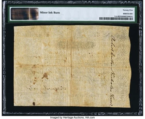image for: Virginia March 4, 1773 £2 PMG Very Fine 25....