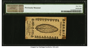 image for: New Jersey June 22, 1756 3s PMG Choice Uncirculated 63....