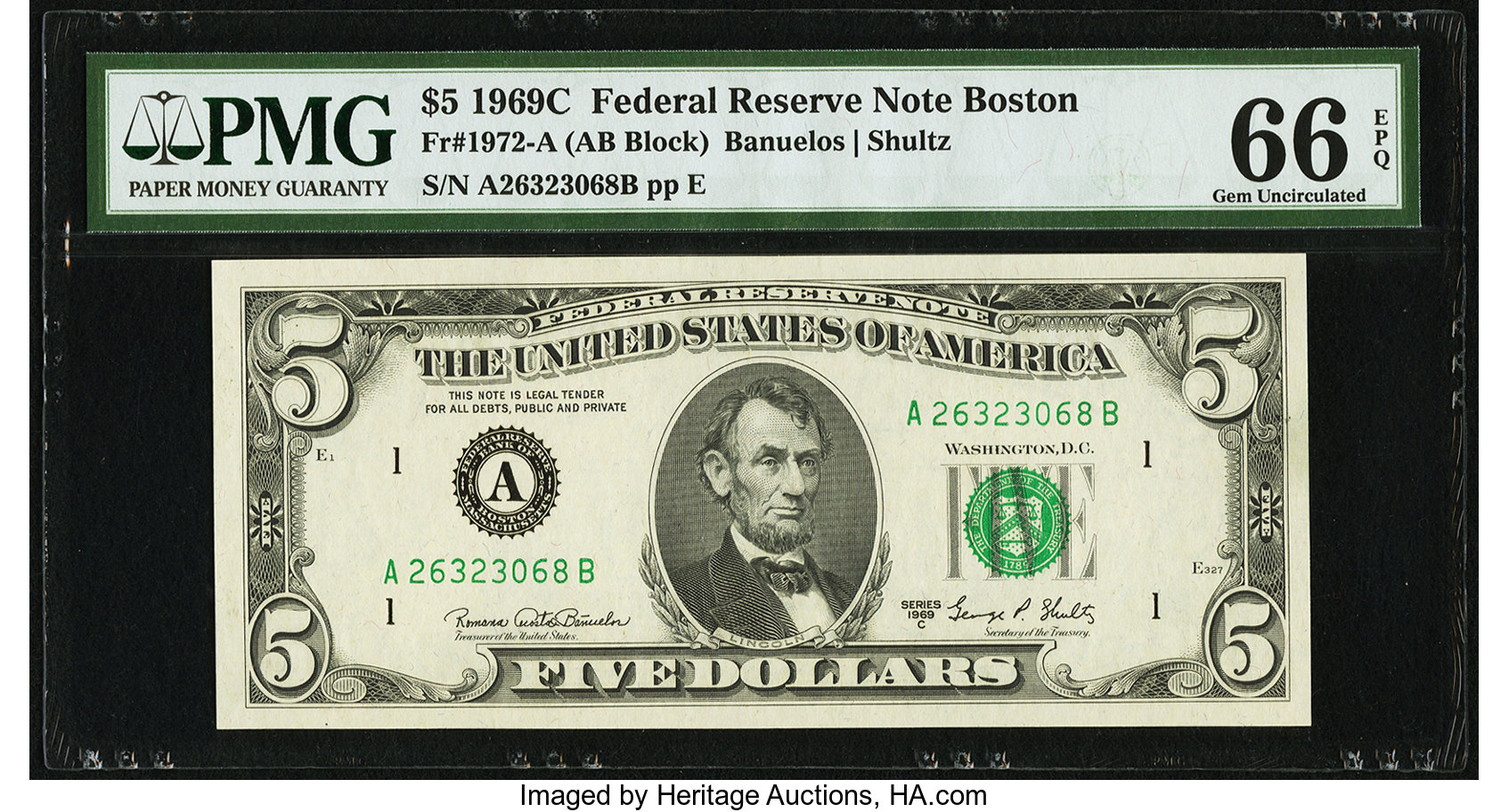 1969C $5 (Fr. 1972A)