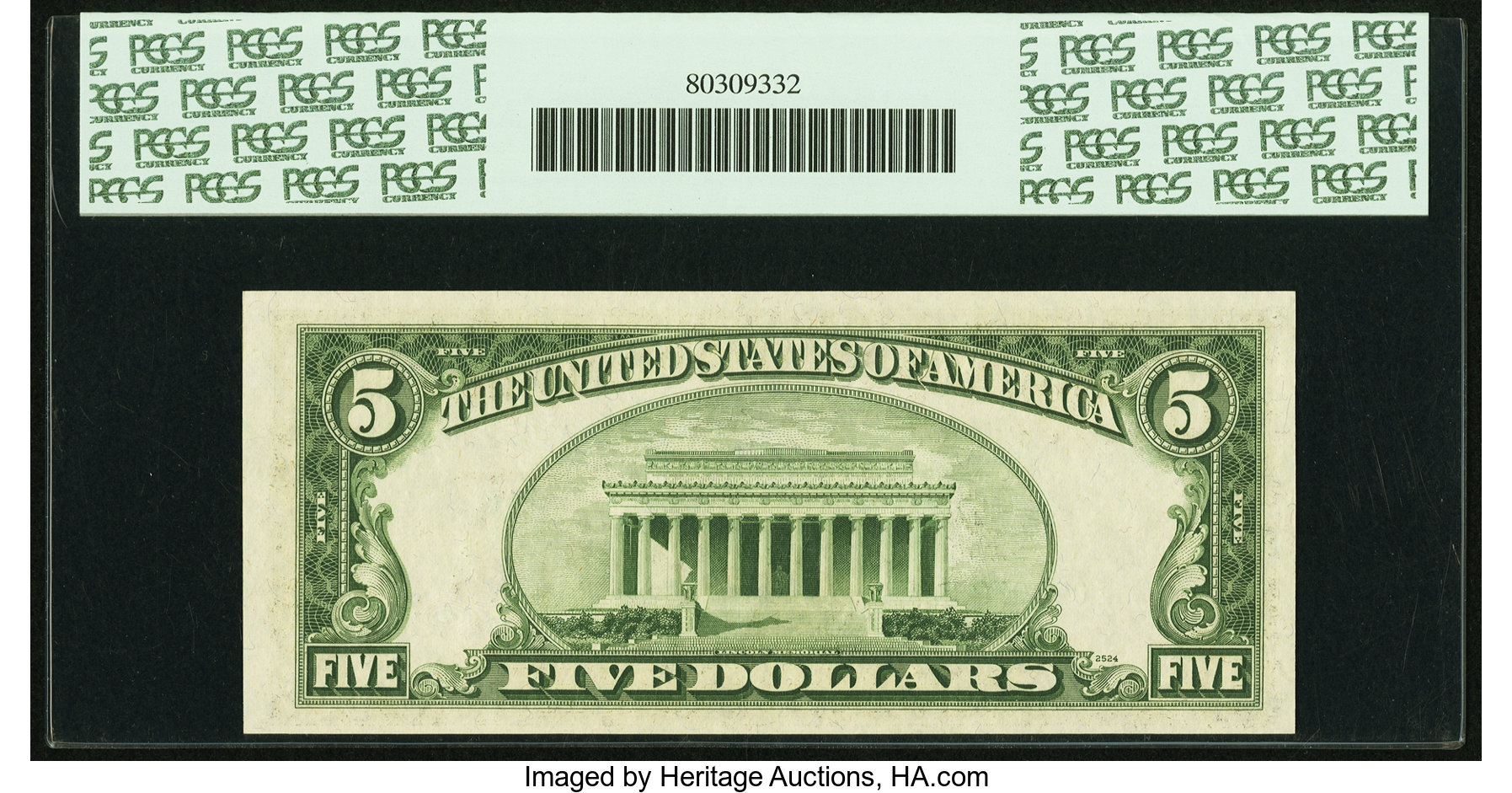 image for: Fr. 1964-E* $5 1950C Federal Reserve Star Note. PCGS Very Choice New 64PPQ....
