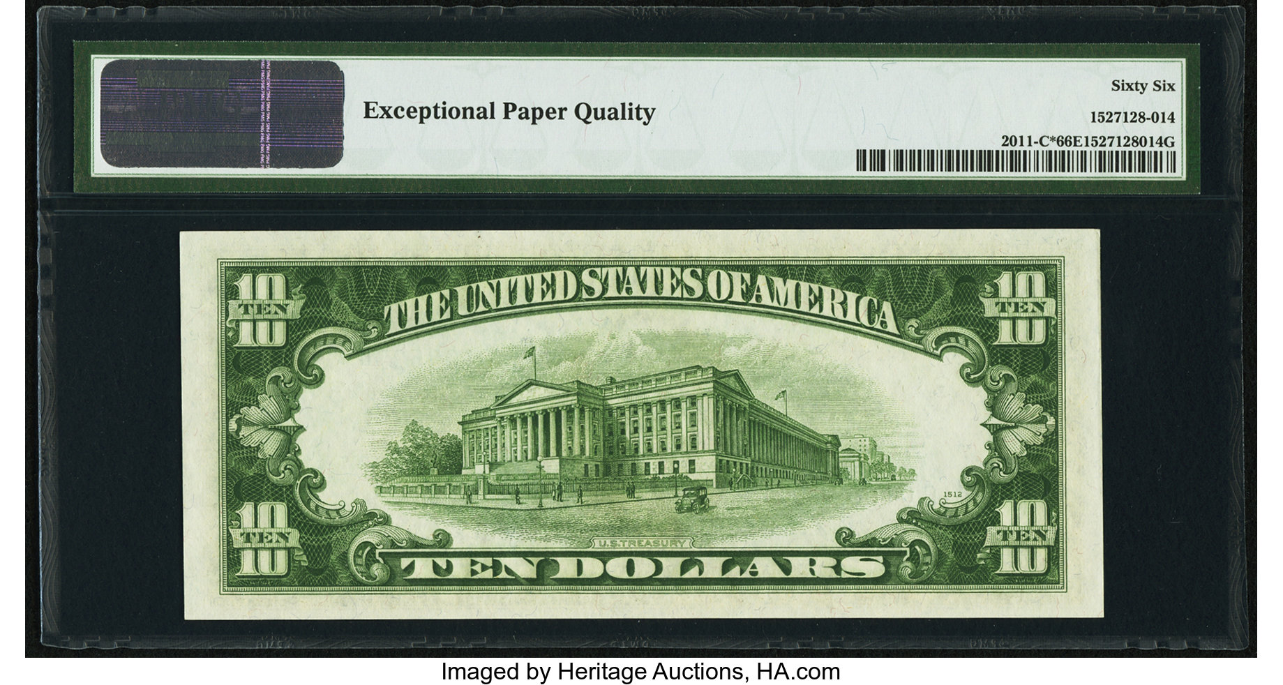 image for: Fr. 2011-C* $10 1950A Federal Reserve Note. PMG Gem Uncirculated 66 EPQ....