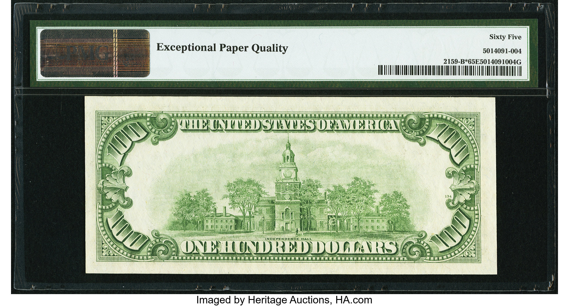 image for: Fr. 2159-B* $100 1950B Federal Reserve Star Note. PMG Gem Uncirculated 65 EPQ....