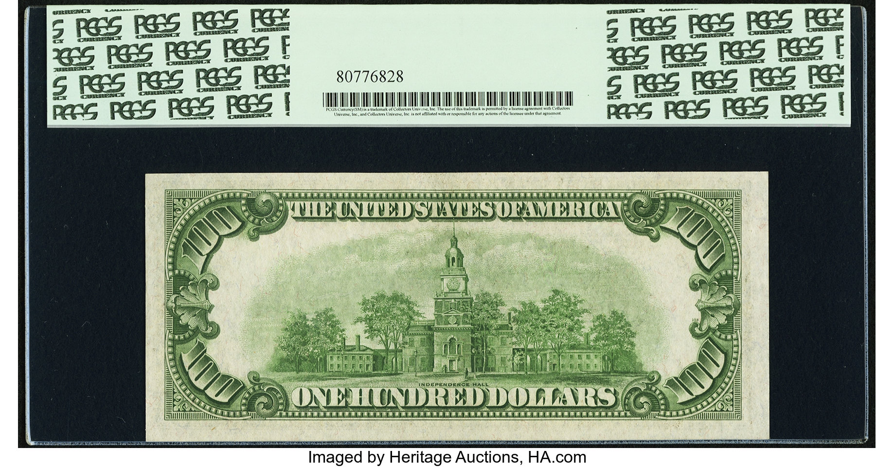 image for: Fr. 2153-H $100 1934A Mule Federal Reserve Note. PCGS Choice About New 58PPQ....