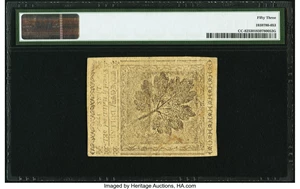 image for: Continental Currency September 26, 1778 $20 PMG About Uncirculated 53....