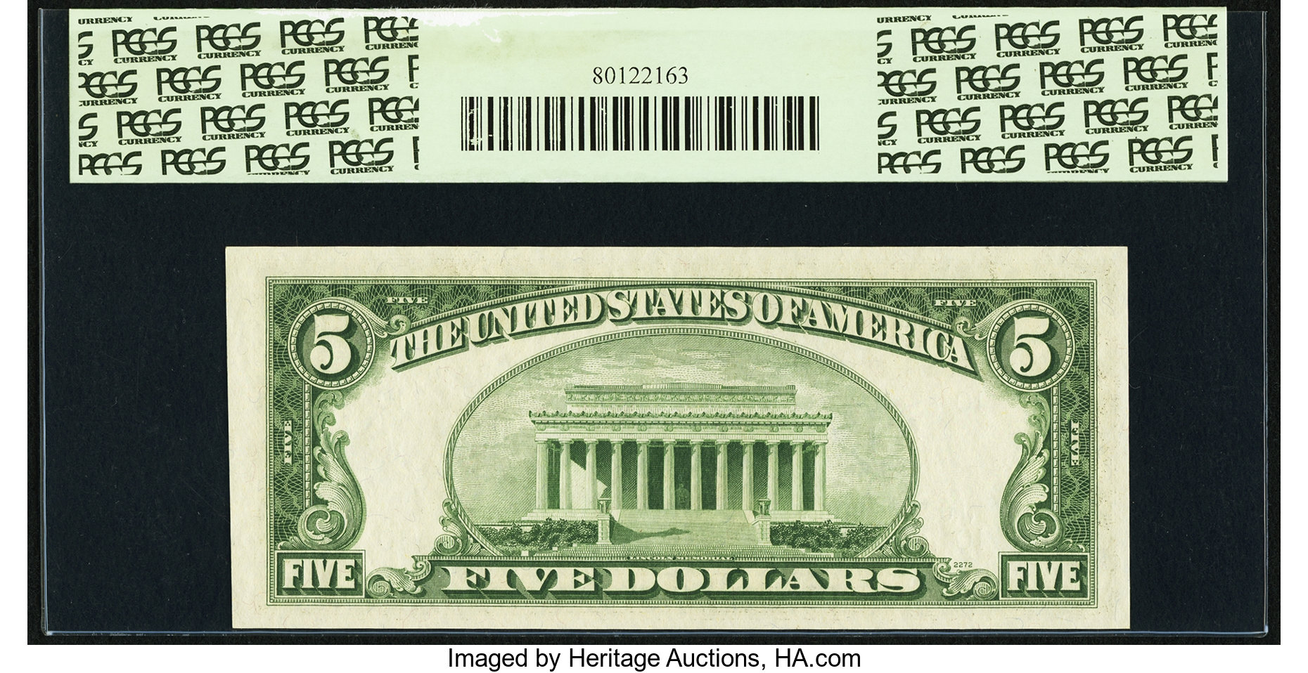image for: Fr. 1963-J* $5 1950B Federal Reserve Star Note. PCGS Very Choice New 64PPQ....