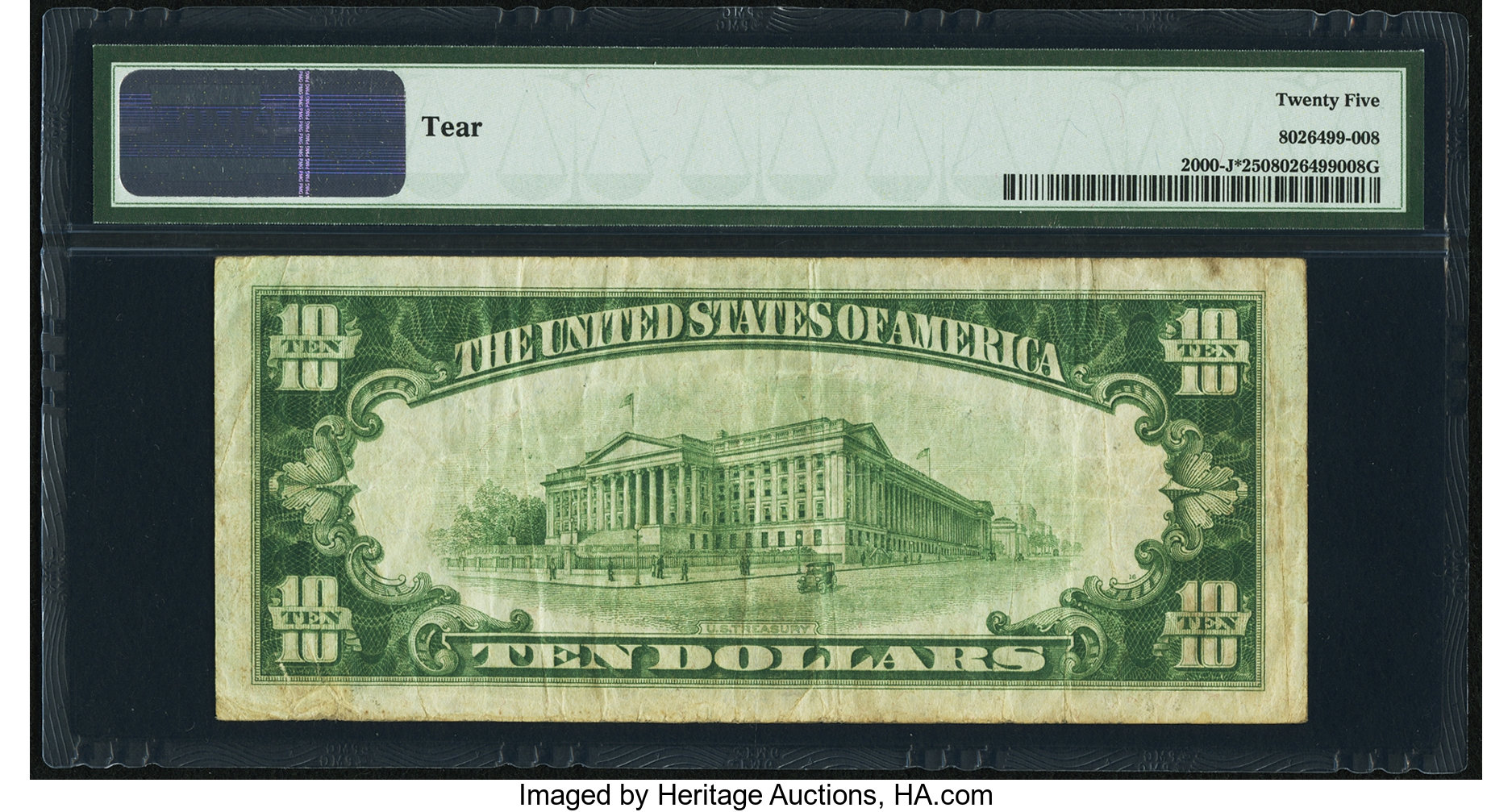 image for: Fr. 2000-J* $10 1928 Federal Reserve Star Note. PMG Very Fine 25....