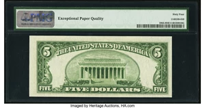 image for: Fr. 1963-I $5 1950B Federal Reserve Note. PMG Choice Uncirculated 64 EPQ....