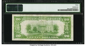 image for: Fr. 2055-D $20 1934A Federal Reserve Note. PMG Very Fine 30....