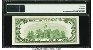 image for: Fr. 2155-D $100 1934C Federal Reserve Note. PMG Choice Uncirculated 64....