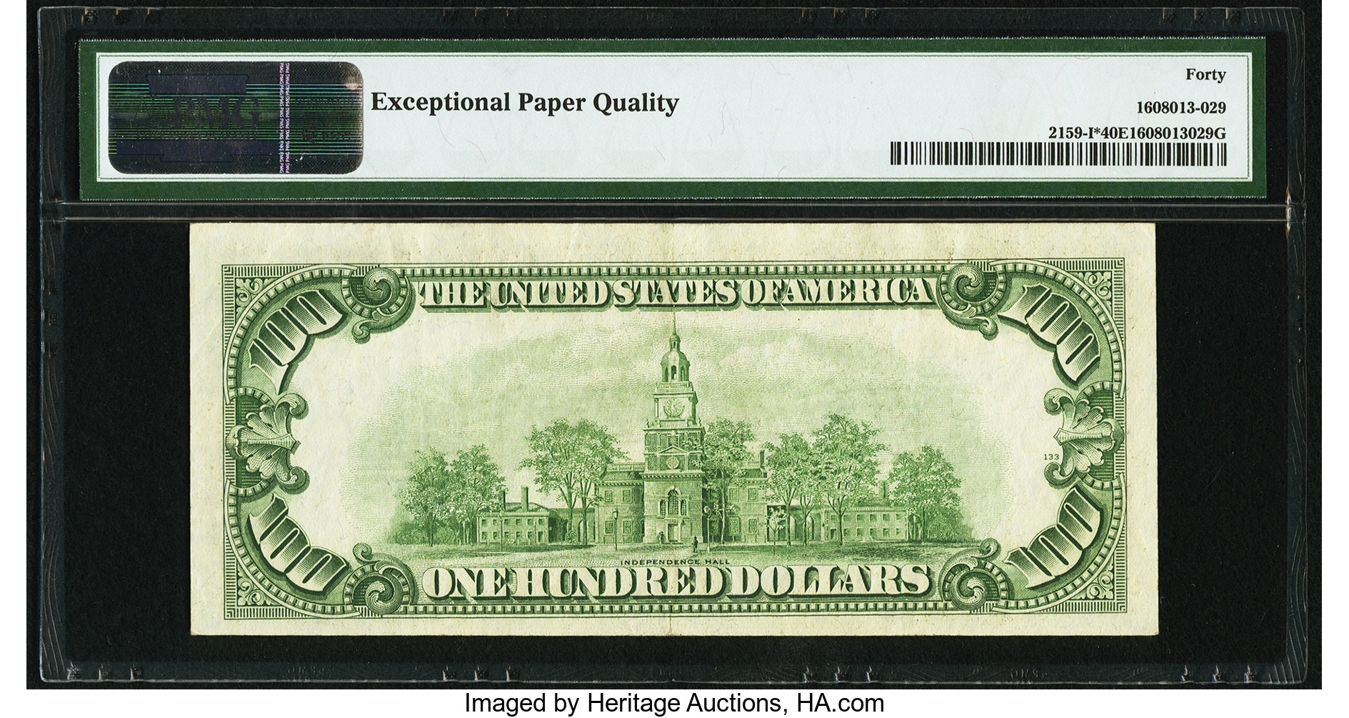image for: Fr. 2159-I* $100 1950B Federal Reserve Note. PMG Extremely Fine 40 EPQ....