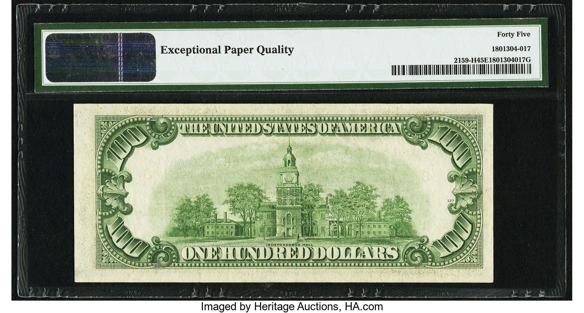image for: Fr. 2159-H* $100 1950B Federal Reserve Note. PMG Choice Extremely Fine 45 EPQ....