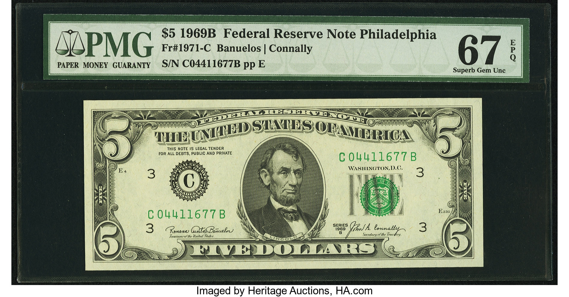 1969B $5 (Fr. 1971C)