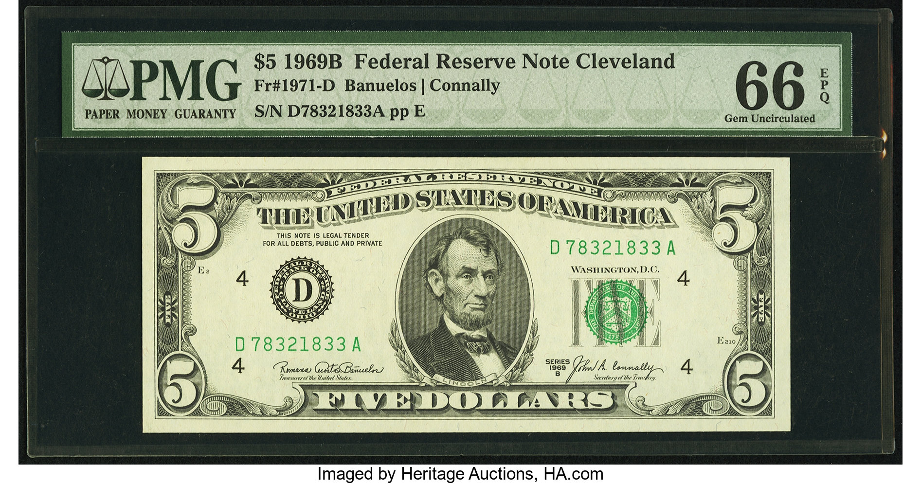 1969B $5 (Fr. 1971D)