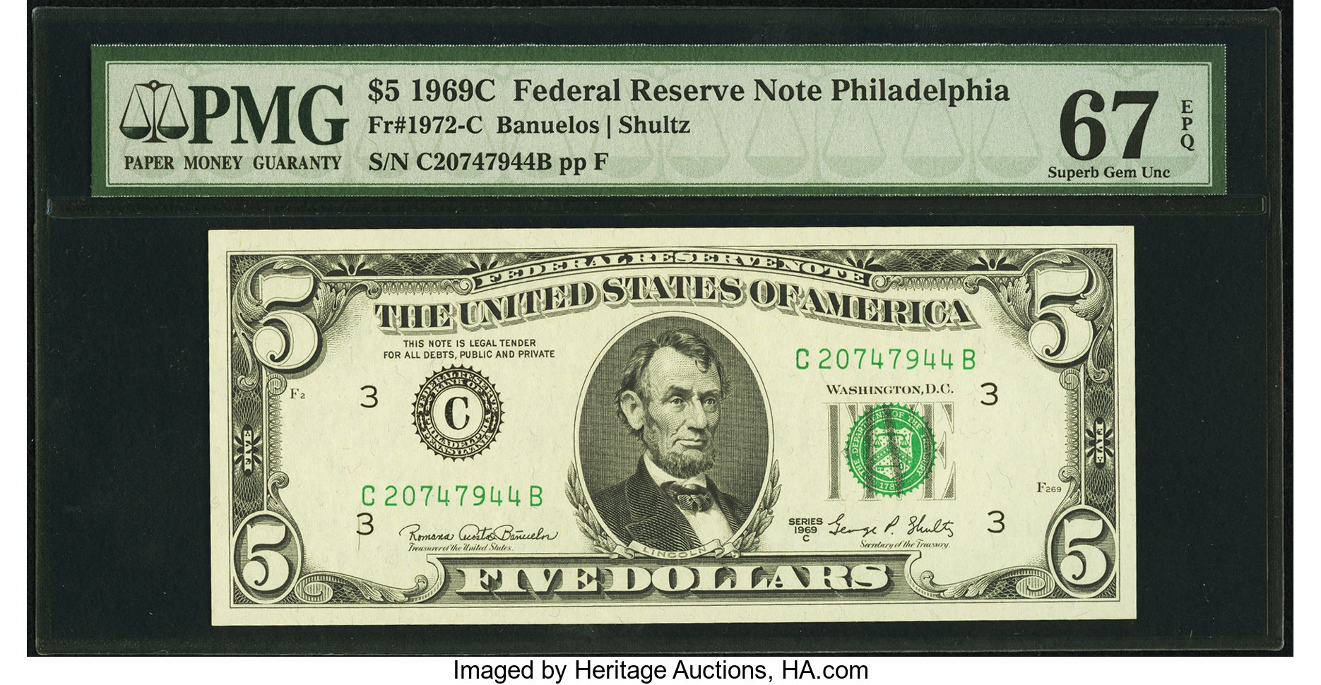 1969C $5 (Fr. 1972C)