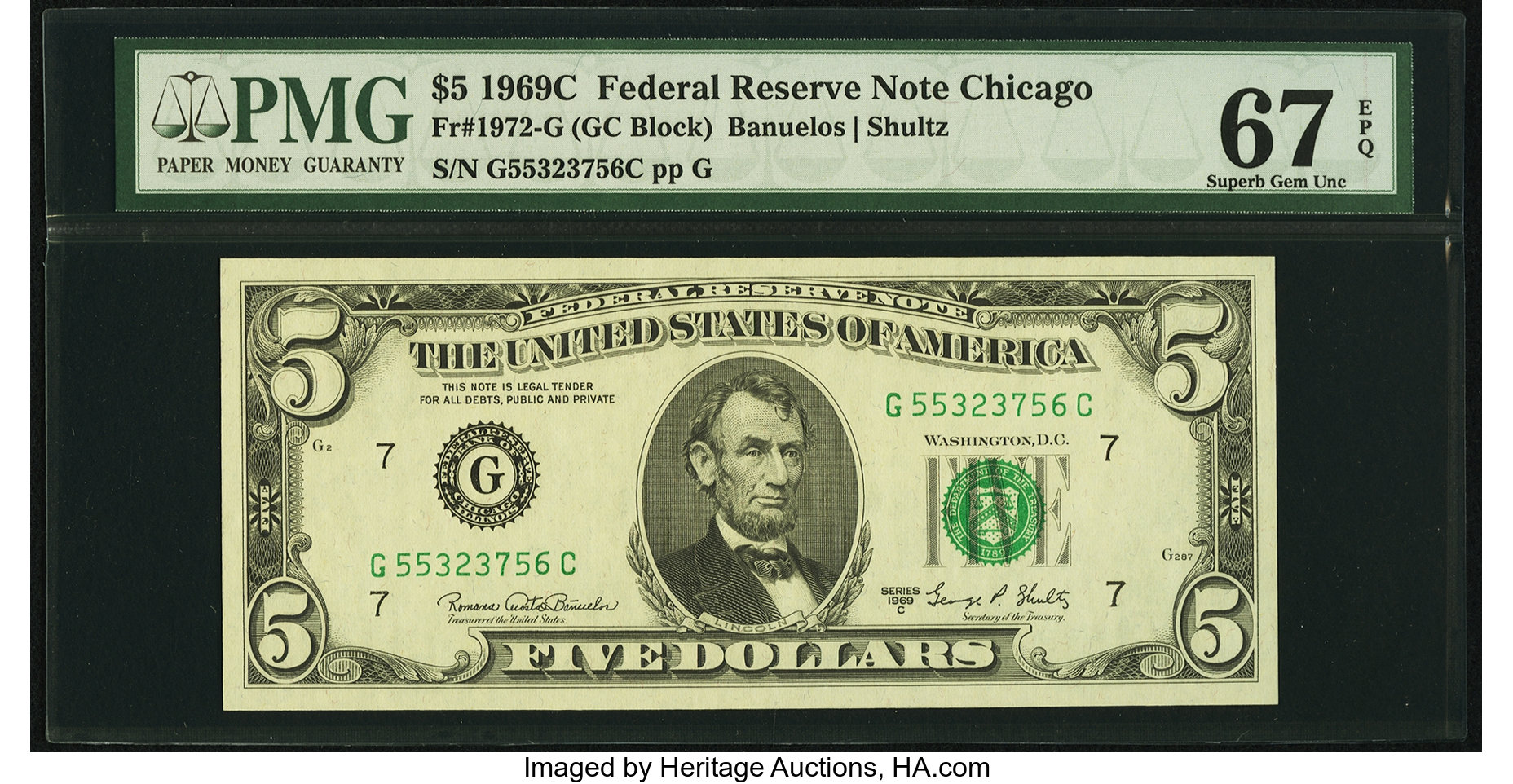 1969C $5 (Fr. 1972G)